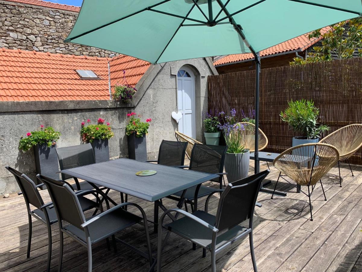 La Terrasse De Compostelle T3 Chic, Charme, Cosy Lägenhet Saint-Léonard-de-Noblat Exteriör bild